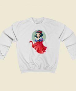 Disney Snow White Stylized 80s Retro Sweatshirt Style