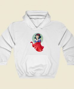 Disney Snow White Stylized 80s Retro Hoodie Style