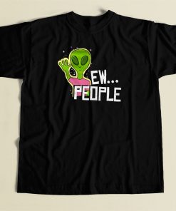 Ew People In Space Area 80s Retro T Shirt Style