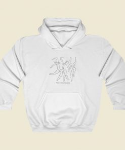 Fearless One Line Picasso 80s Retro Hoodie Style