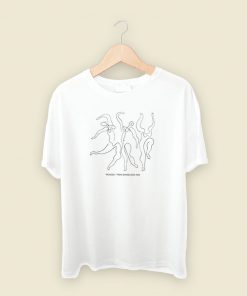 Fearless One Line Picasso 80s Retro T Shirt Style