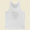 Fearless One Line Picasso 80s Retro Tank Top