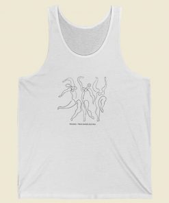 Fearless One Line Picasso 80s Retro Tank Top