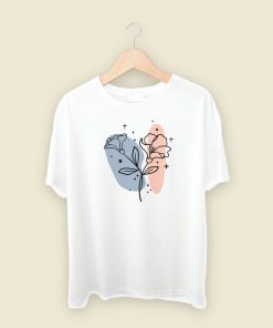 Floral Abstract Art 80s Retro T Shirt Style
