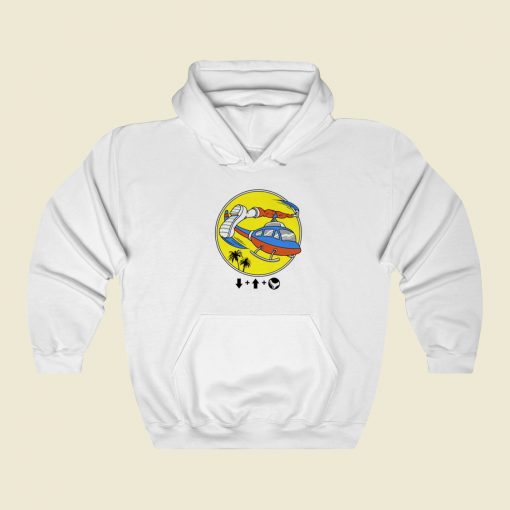 Helicopter Kick Funny Hoodie Style