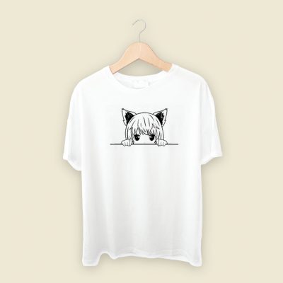 Kids Anime Cat Girl 80s Retro T Shirt Style - Unisex T-Shirt | Grltee.com