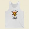 Love Fades Pizza Is Forever 80s Retro Tank Top