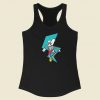 Mickey Mouse Electric Discharge Racerback Tank Top