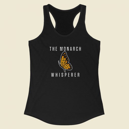 Monarch Butterfly 80s Racerback Tank Top