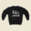 The Beagles Cross The Road 80s Retro Sweatshirt Style
