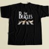 The Beagles Cross The Road 80s Retro T Shirt Style