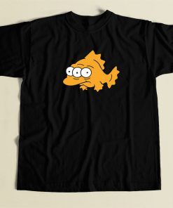 The Simpsons Happy Blinky Funny 80s Retro T Shirt Style