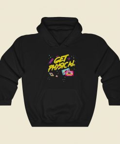 Totally Rad Get Physical 80s Hoodie Style