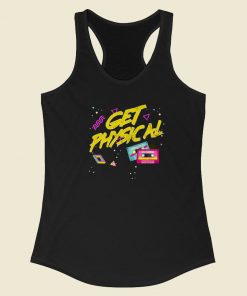Totally Rad Get Physical 80s Racerback Tank Top