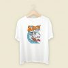 Typography Surfing Shark Vintage T Shirt Style