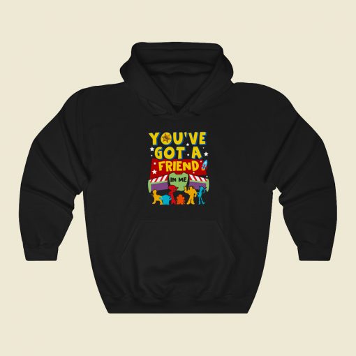 You Have Got A Friend 80s Retro Hoodie Style