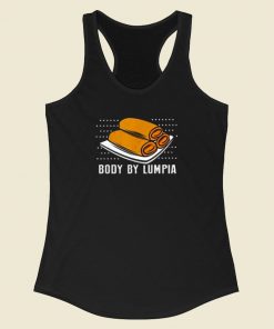 Food Body By Lumpia 80s Racerback Tank Top