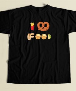Food Lover Cooking 80s Retro T Shirt Style