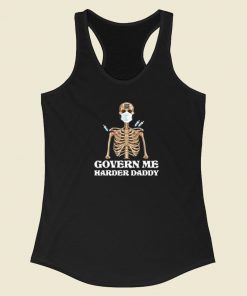 Govern Me Harder Daddy 80s Racerback Tank Top