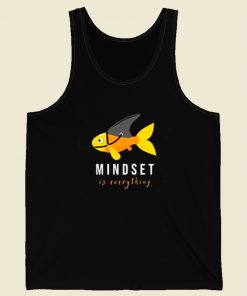 Mindset Is Everything Fish 80s Retro Tank Top