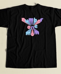 Number One Mom 80s Retro T Shirt Style