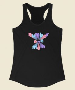 Number One Mom 80s Racerback Tank Top