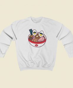 Spa Egg Ramen 80s Sweatshirt Style