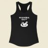 Black Mamba Out Relaxed 80s Racerback Tank Top
