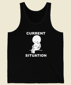 Funny Current Situation Fat 80s Tank Top