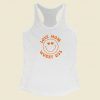 Love More And Worryless 80s Racerback Tank Top