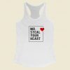 Mr Steal Your Heart Valentine 80s Racerback Tank Top