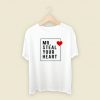 Mr Steal Your Heart Valentine 80s T Shirt Style