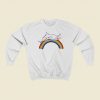 Shark Rainbow Graphic 80s Sweatshirts Style