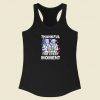 Thankful For Every Moment Turkey 80s Racerback Tank Top