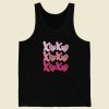 Xo Heart Kisses Happy Valentine 80s Tank Top