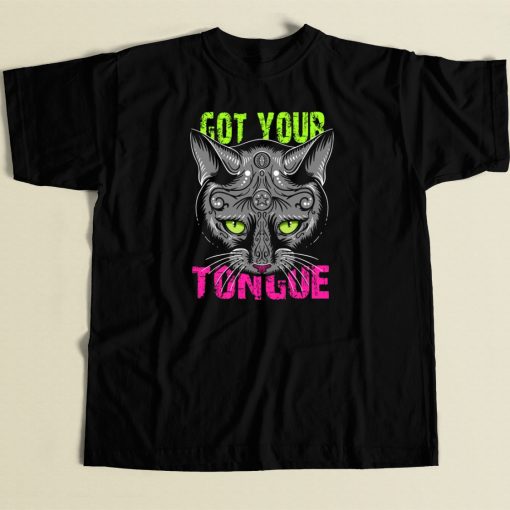Cat Got Your Tongue 80s T Shirt Style