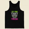 Cat Got Your Tongue 80s Tank Top