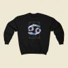 Floral Zodiac Sign Cancer 80s Sweatshirts Style