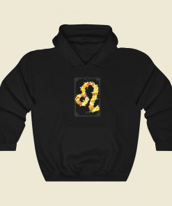 Floral Zodiac Sign Leo Hoodie Style