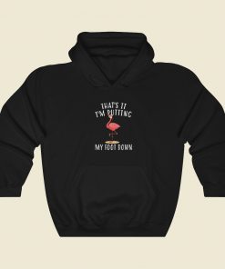 Funny Flamingo Putting Down Foot Hoodie Style