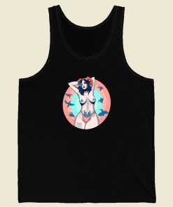 Girls Are Demon Graphic 80s Tank Top