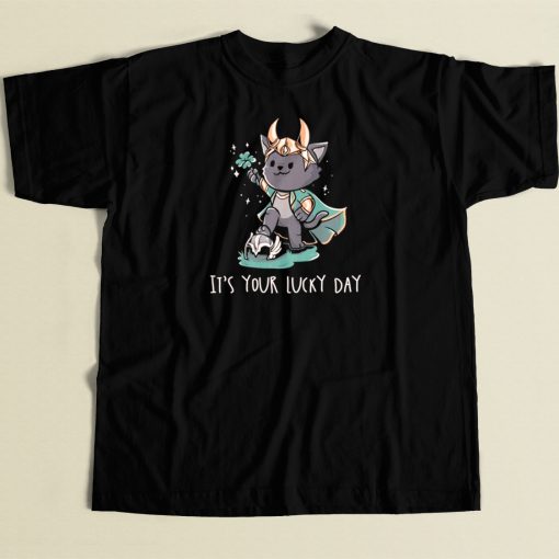 Its Your Lucky Day 80s T Shirt Style