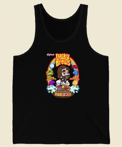 Funny Lucky Brews Cereal 80s Tank Top