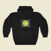 Mardi Gras Leopard Smiley Face Hoodie Style