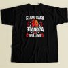 Stand Back Grandpa Funny 80s T Shirt Style