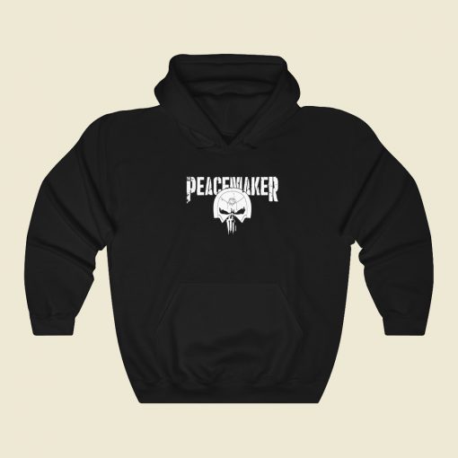 The Peacenisher Old Skull 80s Hoodie Style
