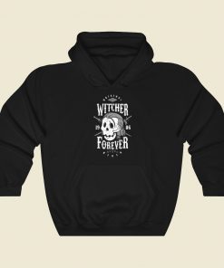 Witcher Forever Skull Graphic Hoodie Style