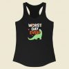 Worst Day Ever Funny 80s Racerback Tank Top