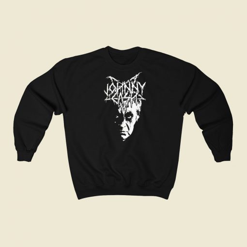 Black Metal Johnny Cash Sweatshirts Style On Sale