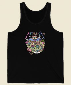 Cute Metallica Cartoon Tank Top On Sale